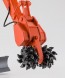 Hasegawa 1/35 Hitachi Construction Machinery Hydraulic Excavator ZAXIS135US Cutting Cutter Specification Machine, HAS61110, by HASEGAWA