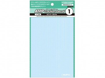 HI Q PARTS 1/144 AMP01 Caution Decal White (1pc), HIQ79846, by HI Q PARTS