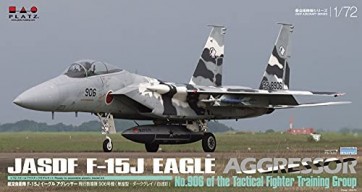 Platz 1/72 JASDF F-15J Eagle Aggressor Tactical Fighter Training Group 906 (Single-seated,Dark Gray/White Camouflage)  , PLZ72280, by PLATZ