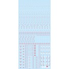 HI Q PARTS 1/100 RB02 Caution Decals White & Red (1pc), HIQ77248, by HI Q PARTS