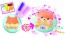 TAKARA TOMY Puni Deco Squishy Cute Sticky Hamster Donut Puni Deco Squishy , TAK61417, by TAKARA TOMY