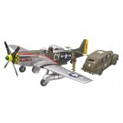 Tamiya 1/48 Aircraft Series P-51D MUSTANG & US STAFF CAR SET  t, TAM97322, by TAMIYA