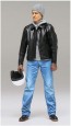 Tamiya 1/12 Motorcycle Series STREET RIDER FIGURE  , TAM41371, by TAMIYA