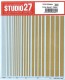 STUDIO27Line decal : Gold, stu13891, by STUDIO27