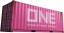 Fujimi 1/24 Car NEXT Series No.1101 20ft Dry Container Type ONE (Magenta), FUJ66608, by FUJIMI