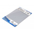 Wave Plastic Plate (Gray) with Scale Thickness 2.0mm Scale printing: White, WAV24050, by WAVE