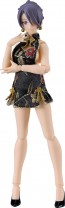 MAX Factory figma Female Body (Mika) with Mini Skirt Chinese Dress Outfit (BLACK), MAX69141, by MAX FACTORY
