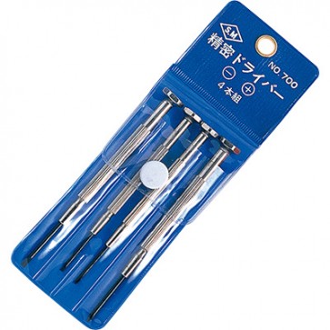 Mineshima Japan Precision screwdriver 4 pcs, MNSL-15B, by MINESHIMA