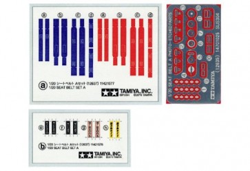 TAMIYA 1/20 seat belt A set, TAM12637, by TAMIYA