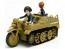 Platz 1/35 Girls und Panzer der Film: Miho & Yukari Kettenkrad Oarai Girls High School Ver. Prefabricated Tank Track  , PLZ50639, by PLATZ