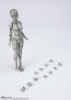 Bandai S.H.Figuarts Body-chan -Kentaro Yabuki- Wireframe (Gray Color Ver.), BAC33002, by BANDAI