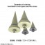 HI Q PARTS NR Spike M Normal (Set of 3), HIQ77194, by HI Q PARTS