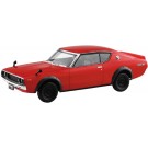 Aoshima 1/32 Raku-Pla Snap Kit No.4-RD Nissan C110 Skyline GT-R (Red), AOS04214, by AOSHIMA