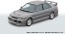 Aoshima 1/24 Raku-Pla Snap Car No.04-QS CE9A Lancer GSR Evolution III 1995 Queen's Silver, AOS67819, by AOSHIMA