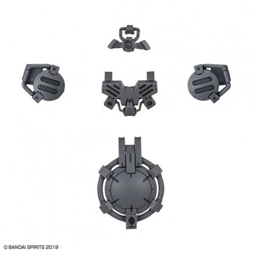 Bandai 1/144 30MM OPTION ARMOR FOR SPECIAL SQUAD (FOR PORTANOVA, LIGHT GRAY) , BAN78129, by BANDAI