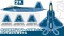 F-TOYS 1/144 F-22A Raptor JASDF Ocean Camouflage Design 2 Planes Set, FTY84160, by F-Toys