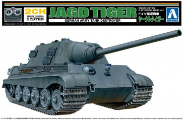 Aoshima REMOTE CONTROL No.07 GERMAN TANK DESTROYER JAGDTIGER  , AOS59364, by AOSHIMA