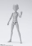 Bandai S.H.Figuarts Body-kun Ken Sugimori Edition DX SET (Gray Color Ver.), BAC21023, by BANDAI