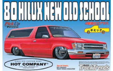 Aoshima 1/24 pickup 11 Toyota 80 Hilux new old school plastic kit , AOS32794, by AOSHIMA