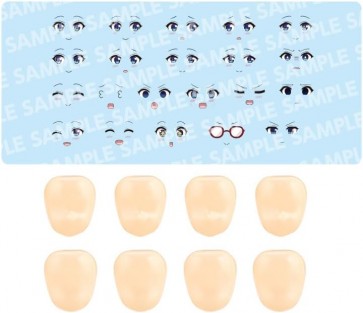 Kotobukiya 1/10 Customized Face & Decal Set Vol.9 Designed By Raguhonoerika For Koyomi Takanashi A, KBY76529, by KOTOBUKIYA