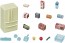 Epoch Sylvanian Families Ka-422 Refrigerator Set (5 Doors)  , EPC88004, by Epoch