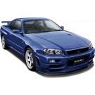 Fujimi 1/24 Inch-up Series No.1003 Skyline GT-R (BNR34 Type) With Nismo Parts And Nismo 40th Anniversary Assembly Case, FUJ48031, by FUJIMI