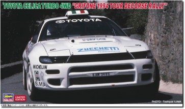 Hasegawa 1/24 Toyota Celica Turbo 4WD Grifone 1994 Tour de Corse Rally, HAS06731, by HASEGAWA