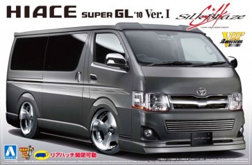 Aoshima 1/24 VIP American 4 Silk Braids Toyota 200 series Hiace '10 Ver. I plastic kit , AOS06658, by AOSHIMA
