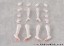 Aoshima KEMOPLA : No.KO-02RKM Arm & Leg Parts Set 01 [Khao Manee Color], AOS04405, by AOSHIMA