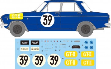 Fujimi 1/24 Inch-up Series No.288 Prince Skyline 2000 GTS54 2nd Japan GP 2nd Car No. 39, FUJ46884, by FUJIMI