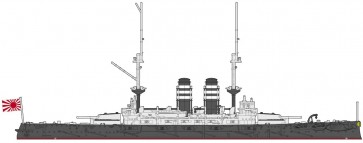 Hasegawa 1/700 JAPANESE NAVY BATTLESHIP MIKASA 120TH ANNIVERSARY W / HEIHACHIRO TOGO FIGURE, HAS00651, by HASEGAWA