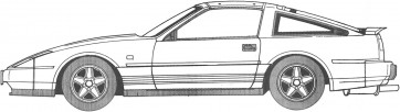 Fujimi 1/24 High Socar Series No.2 Fairlady 300ZR '86 (High society car Version), FUJ47591, by FUJIMI