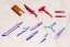 Kotobukiya WEAPON UNIT 34EX KNIFE SET SPECIAL EDITION (POLARIZATION RED & BLUE) , KBY12435, by KOTOBUKIYA