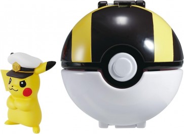 TAKARA TOMY Pokemon Mon Colle Pokederze Captain Pikachu (Hyper Ball), TAK13436, by TAKARA TOMY