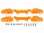 Tamiya Mini 4WD Grade Up Part FRONT UNDER GUARD (ORANGE) (MINI 4WD LIMITED)  , TAM55596, by TAMIYA