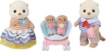 Epoch Sylvanian Families Sea Otter Family, EPC56075, by Epoch