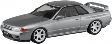 Aoshima 1/32 Raku-Pla Snap Kit No.14CU-SS Nissan R32 Skyline GT-R Custom Wheel (Spark Silver), AOS02906, by AOSHIMA