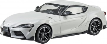 Aoshima 1/32 Raku-Pla Snap Kit No.13-WT Toyota GR Supra 2019 (White Metallic), AOS58862, by AOSHIMA