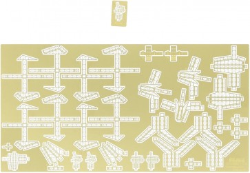 Fujimi 1/3000Atsumeru Gunkou Grade Up Series No.1 Atsumeru Gunkou Common Photo-etched Parts  , FUJ14965, by FUJIMI