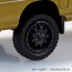 Aoshima 1/32 Raku-Pla Snap Kit No.05CU-OE Subaru Sambar Truck Custom Wheels (Olive), AOS03903, by AOSHIMA