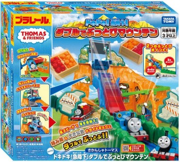 TAKARA TOMY Plarail Thomas the Tank Engine: Exciting! Sudden Descent! Double Blast Off Mountain, TAK96429, by TAKARA TOMY