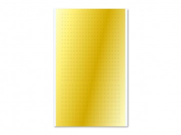HI Q PARTS ROUND METALLIC STICKER S (1.0-2.8MM) GOLD (1PC)  , HIQ73448, by HI Q PARTS