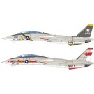 F-TOYS 1/144 US Navy F-14A Tomcat VF-84 Jolly Rogers & VF-1 Wolfpack 2 set, FTY88946, by F-Toys