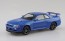 Aoshima 1/32 The Snap Kit No.11-A Nissan R34 Skyline GT-R (Bayside Blue)  , AOS62500, by AOSHIMA