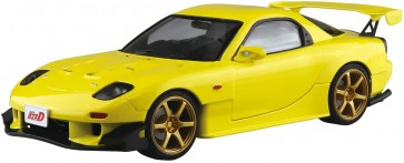 Aoshima 1/24 Prepainted Model No.I-04 Initial D Keisuke Takahashi FD3S RX-7 Project D Vol.28 Design, AOS64023, by AOSHIMA