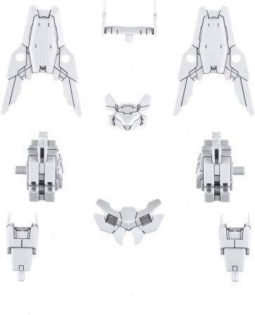 Bandai 1/144 30MM Commander Unit Optional Armor [For Shell Nova/White] , BAN09359, by BANDAI