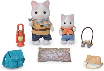Epoch Sylvanian Families Doki Doki Exploration Set Rateneko Siblings, EPC53036, by Epoch