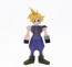 SQUARE ENIX Final Fantasy VII Polygon Soft Vinyl Cloud Strife, SQE87057, by SQUARE ENIX