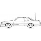Fujimi 1/24 High Socar Series No.5 7th Skyline GTS 2 Door (High Socar ver.), FUJ47744, by FUJIMI