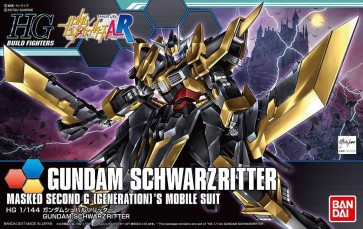 Bandai 1/144 HGBF  Mobile Suit Gundam Black Knight   Plastic Kit, BAN83846, by BANDAI